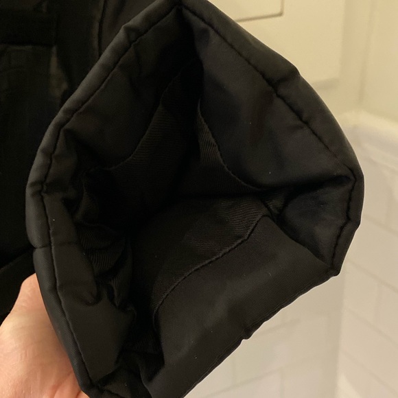 Nylon belted blazer jacket - Black - Picture 10 of 16